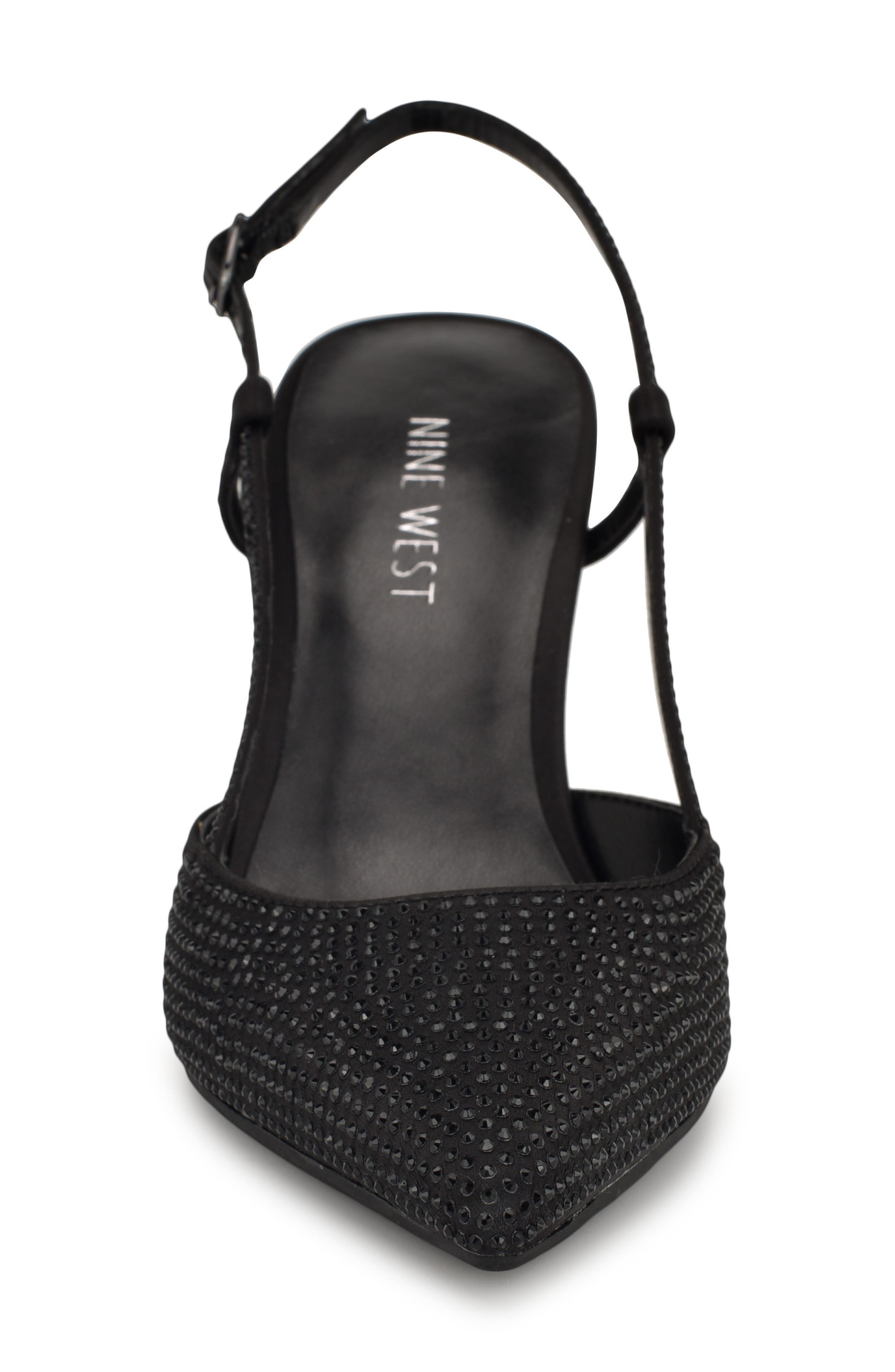Nine West Romeo Rhinestone Slingback Pump, Alternate, color, 