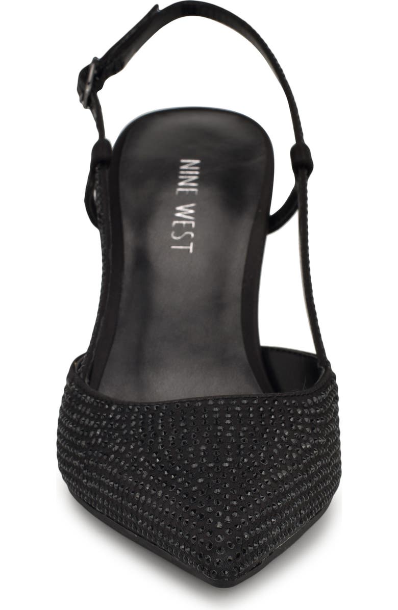 Nine West Romeo Rhinestone Slingback Pump, Alternate, color,