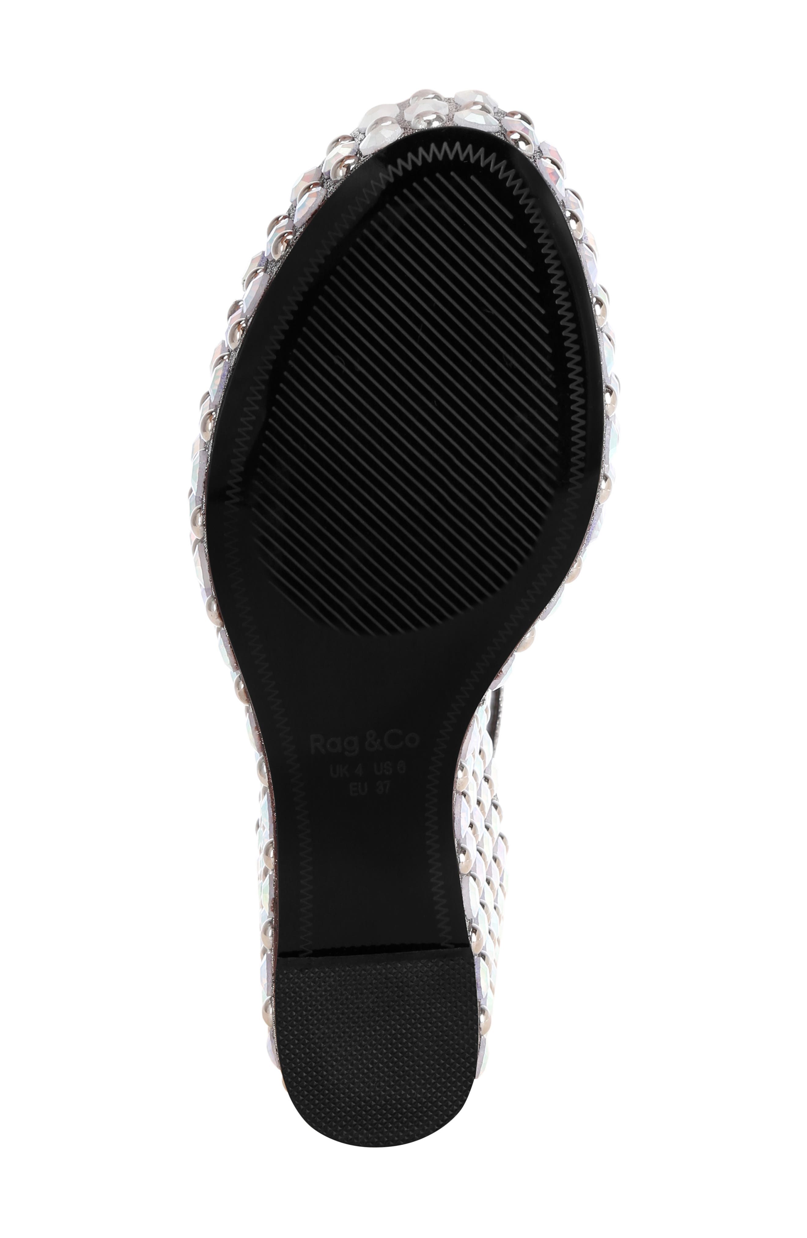 Moondot Wedge Sandal, Alternate, color, SILVER SATIN
