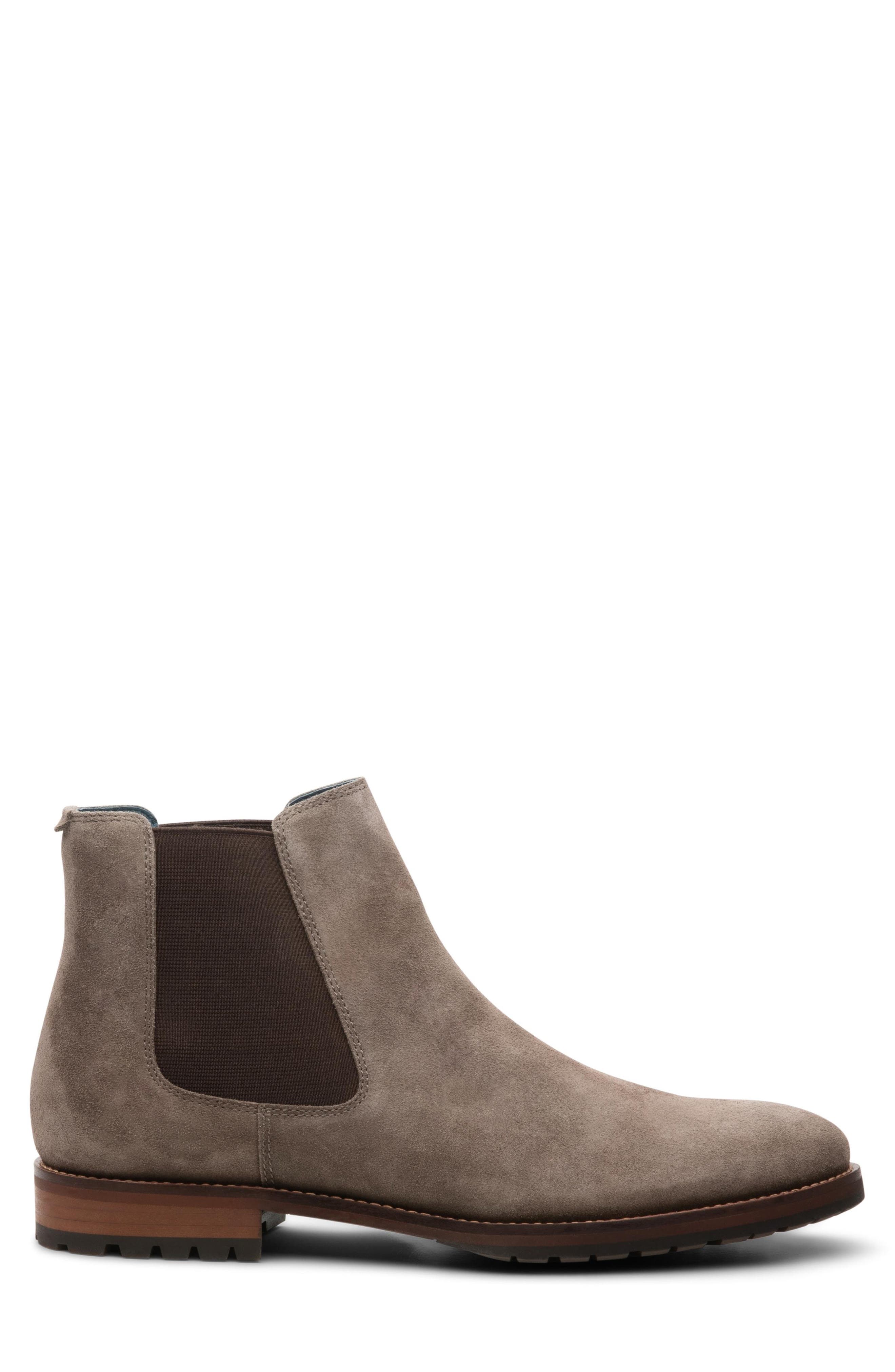 Davidson Water Repellent Chelsea Boot, Alternate, color, TAUPE SUEDE