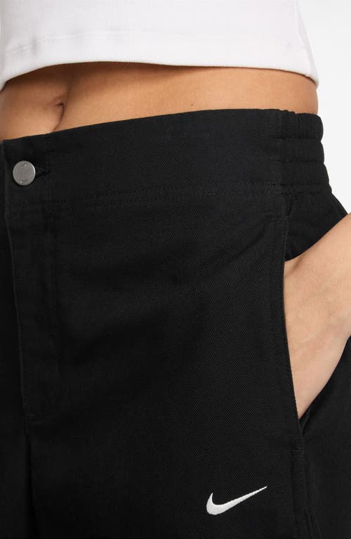 Nike Sportswear Street Barrel Leg Pants In Black