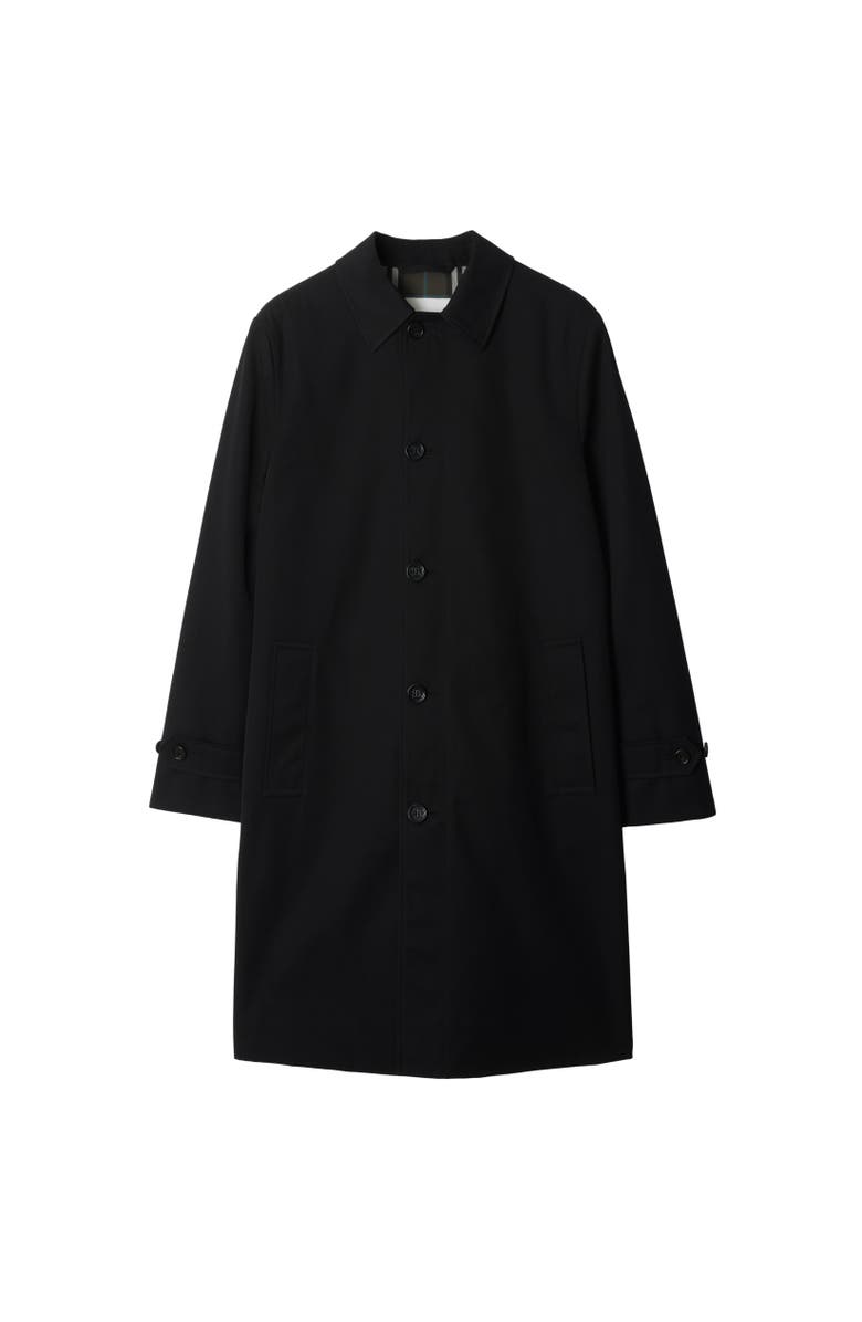 Burberry Long Cotton Blend Car Coat, Alternate, color,