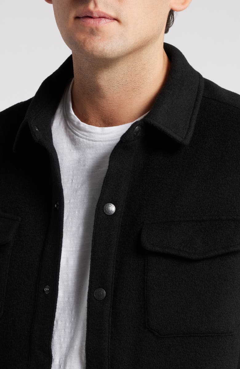 Peter Millar Crown Flex Wool Fleece Shirt Jacket, Alternate, color, 