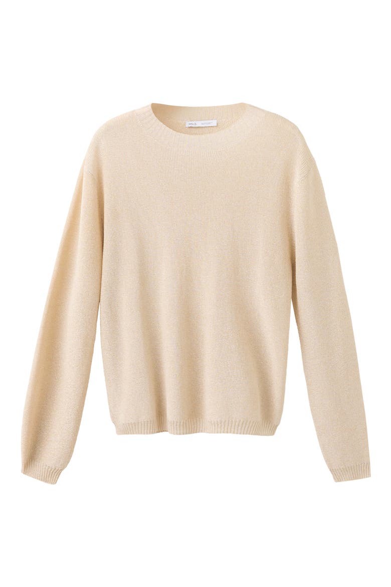 Metallic Sweater, Alternate, color, GOLD