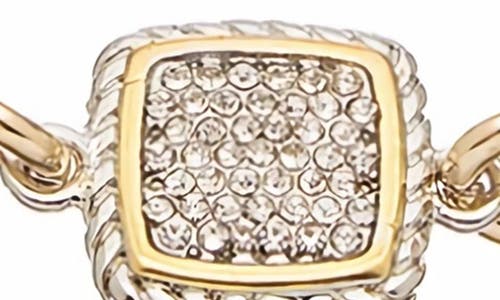 Juvell Pavé Cubic Zirconia Station Chain Necklace In Multi