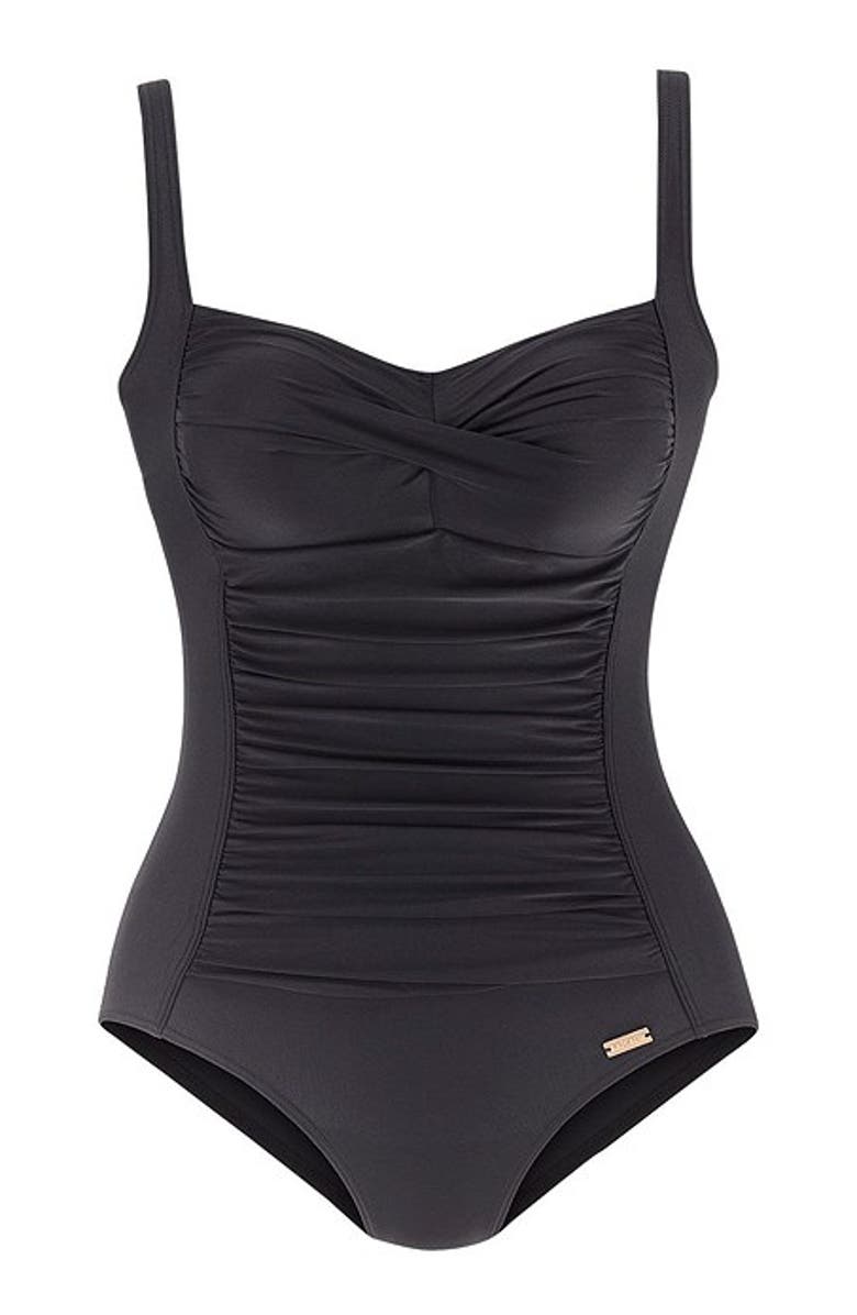 LASCANA Shaping One Piece Size 42B, Alternate, color, Black