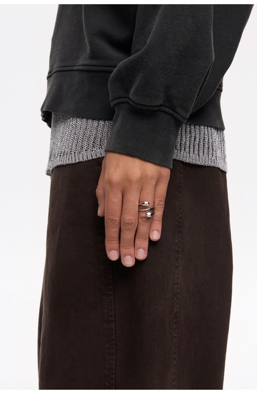 Bimba Y Lola Spiral Ring In Metallic