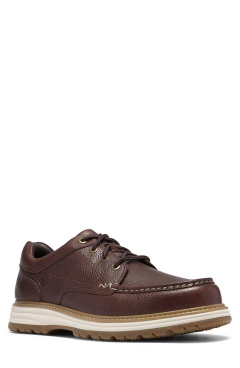 Melbury Lace Leather Moc Toe Derby