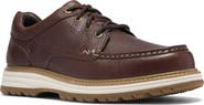 Clarks® Melbury Lace Leather Moc Toe Derby