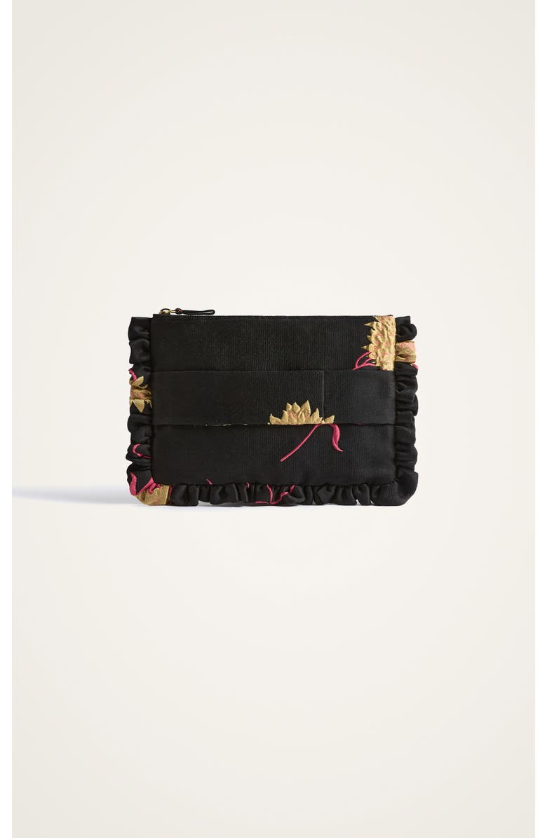 La DoubleJ Hand Pochette, Alternate, color, Derby Jacquard Black