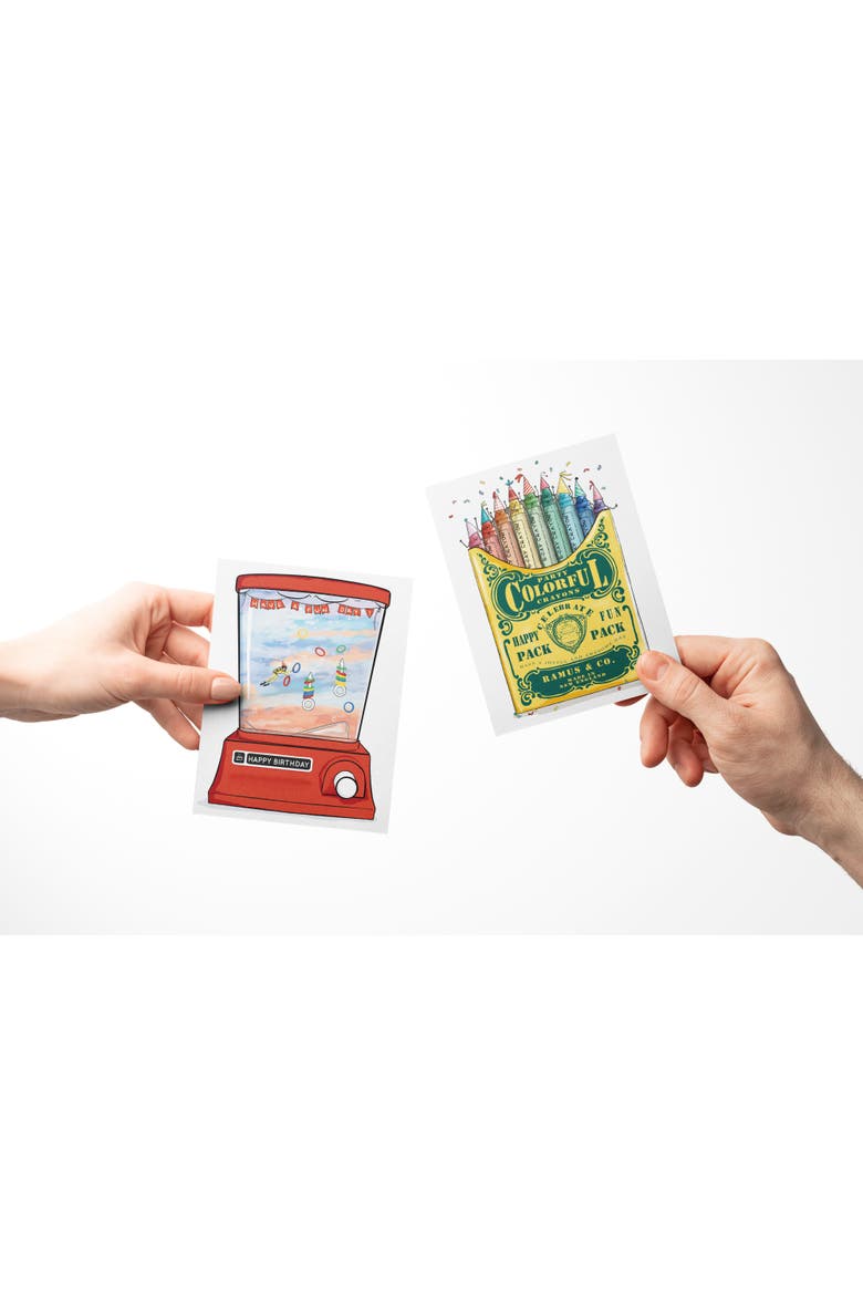 Birthday Greeting Card Pack (3ct) "Scuba, Sketch, Crayons", Alternate, color, Multi-Pack