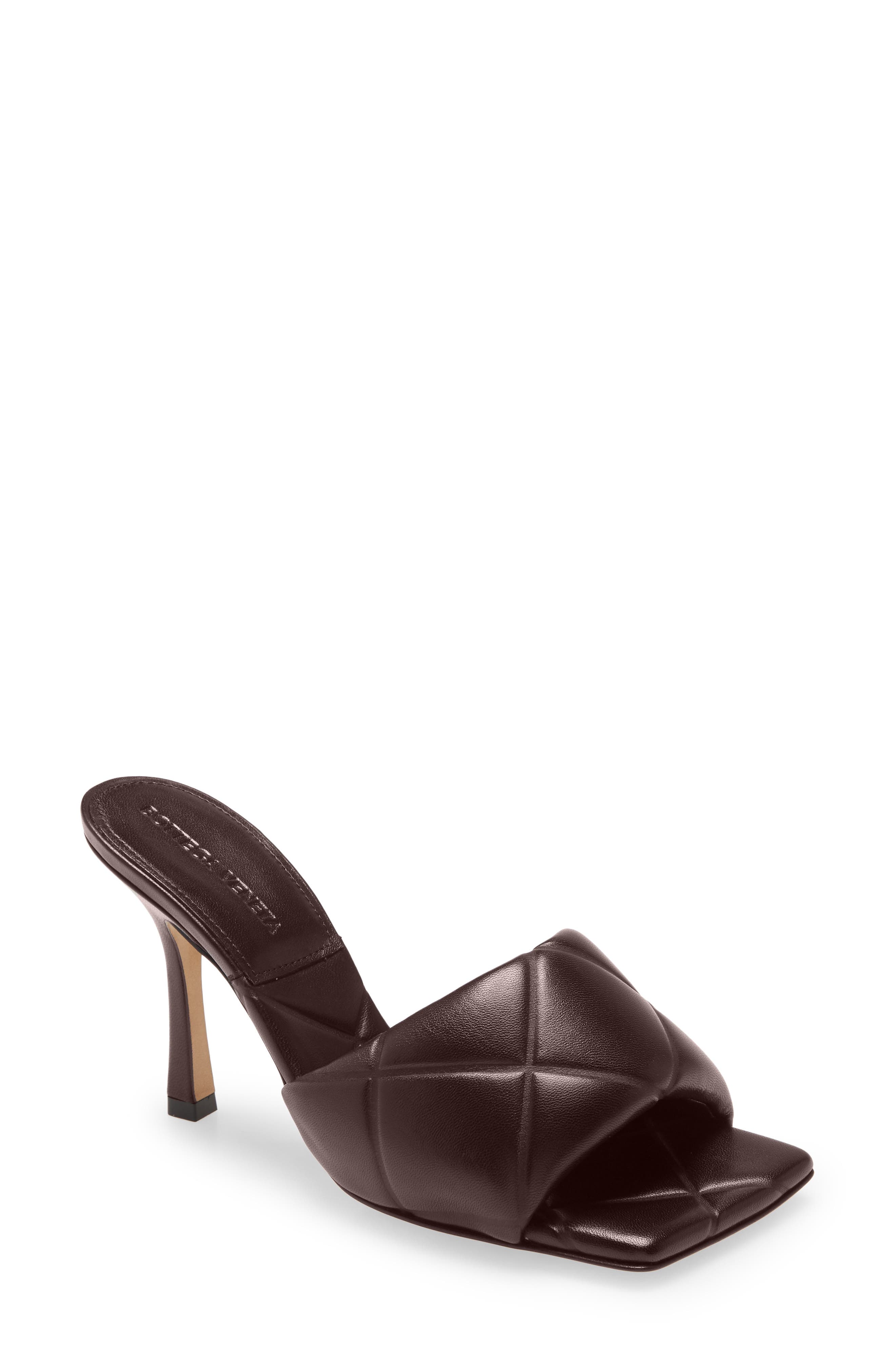 BV Lido Slide Sandal, Main, color, BITTER CHOCOLATE