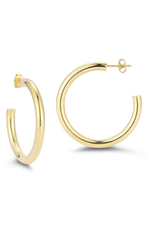 Sterling Silver Hoop Earrings