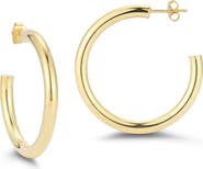 GLAZE JEWELRY Plated Hoop Earrings