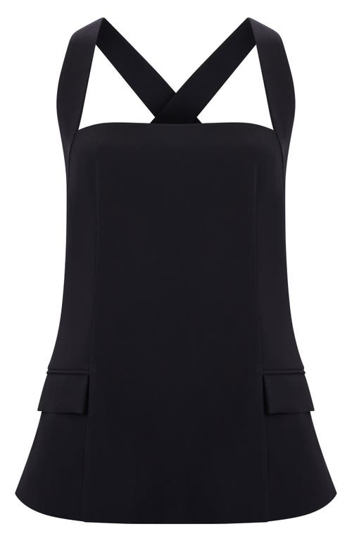 French Connection Harrie Suiting Halter Neck Top In Black