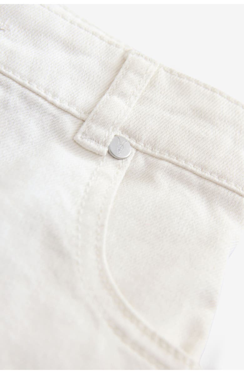 smALLSAINTS by ALLSAINTS Kids' Fray Hem Cutoff Denim Shorts, Alternate, color, White