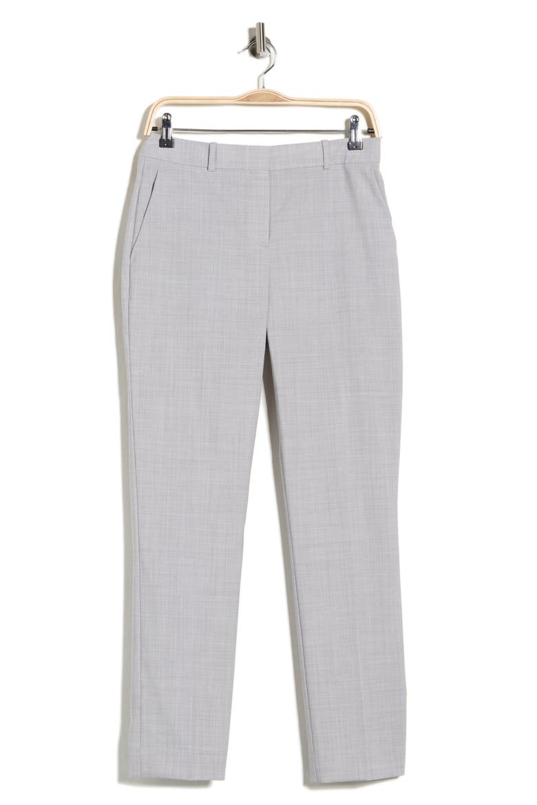Testra Stretch Wool Dress Pants, Alternate, color, MOON GREY MELANGE