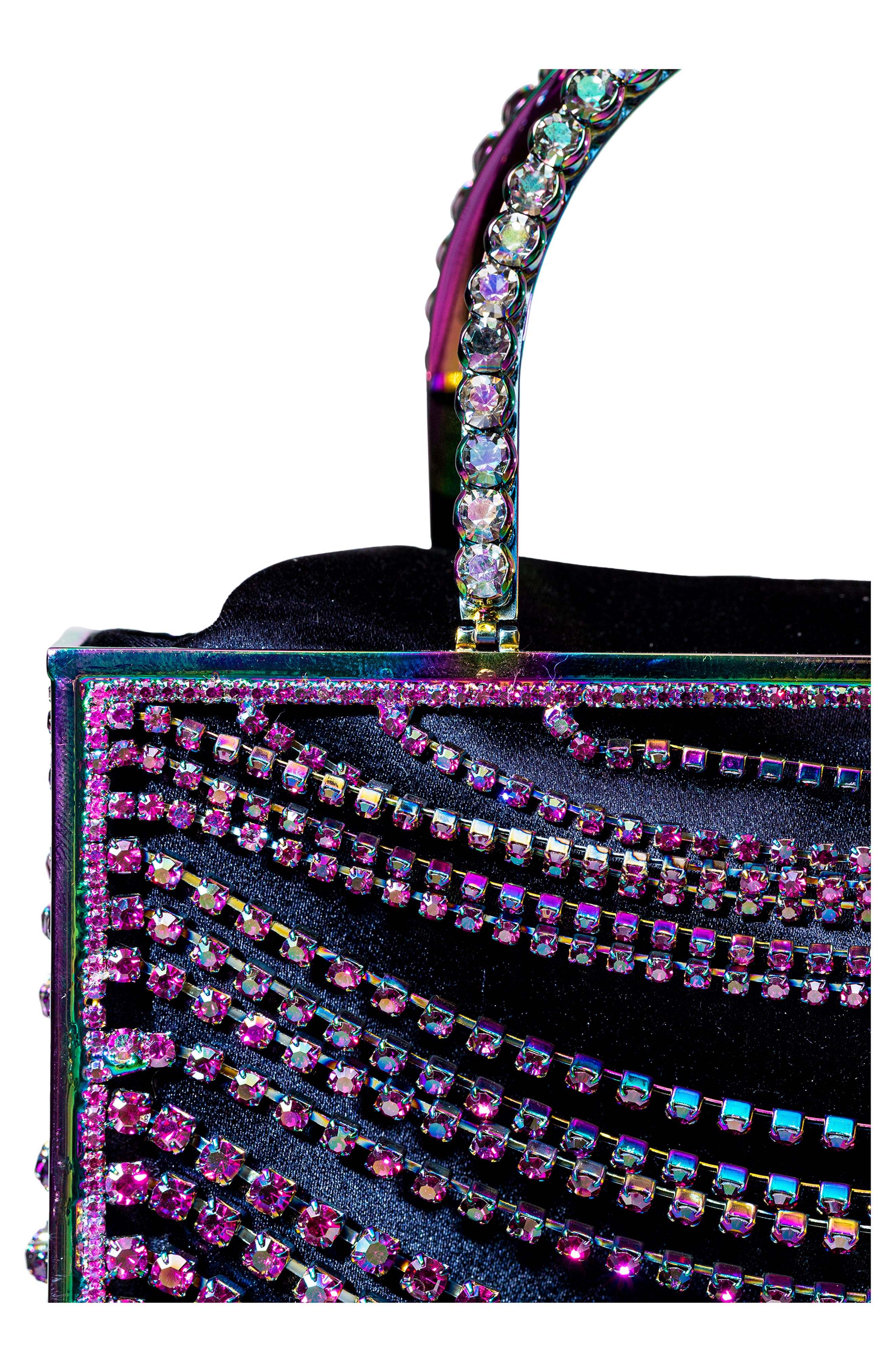 Benedetta Bruzziches Giulietta degli Spiriti Crystal Embellished Minaudière, Alternate, color, 