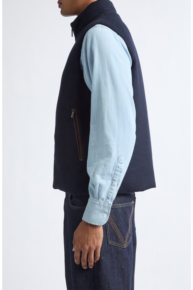 Falieri Wool Blend Vest, Alternate, color, BLUE GREY