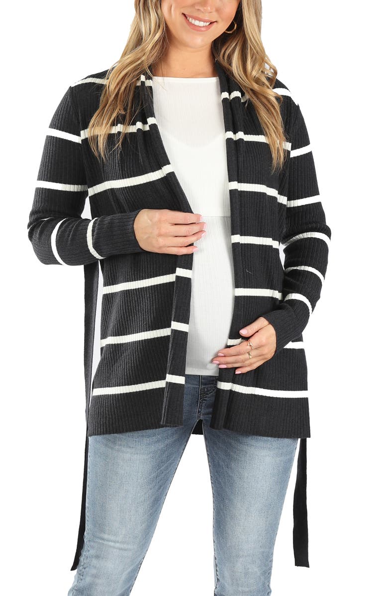 Angel Maternity Stripe Maternity/Nursing Wrap, Main, color, 