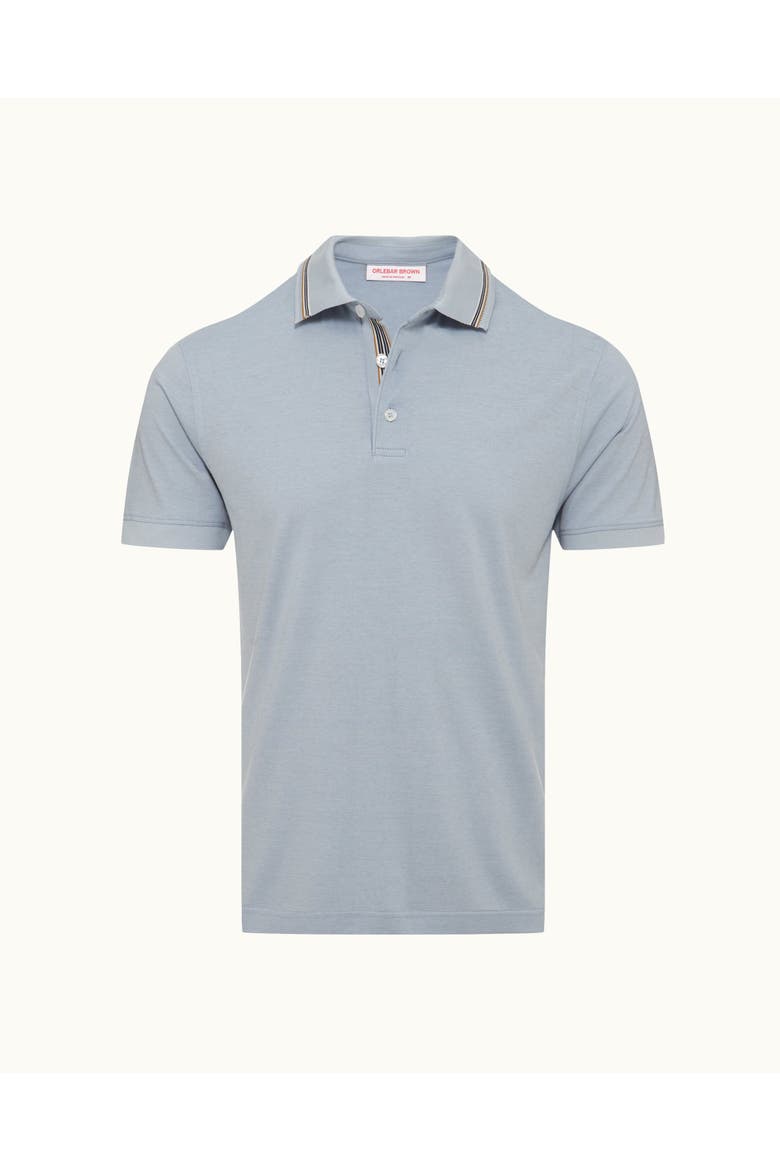 Dominic Tipping Polo Shirt, Alternate, color, Light Sky Pool