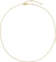 D.LOUISE Initial Chain Necklace