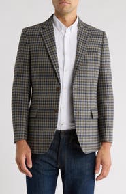 Nautica Plaid Tweed Sport Coat