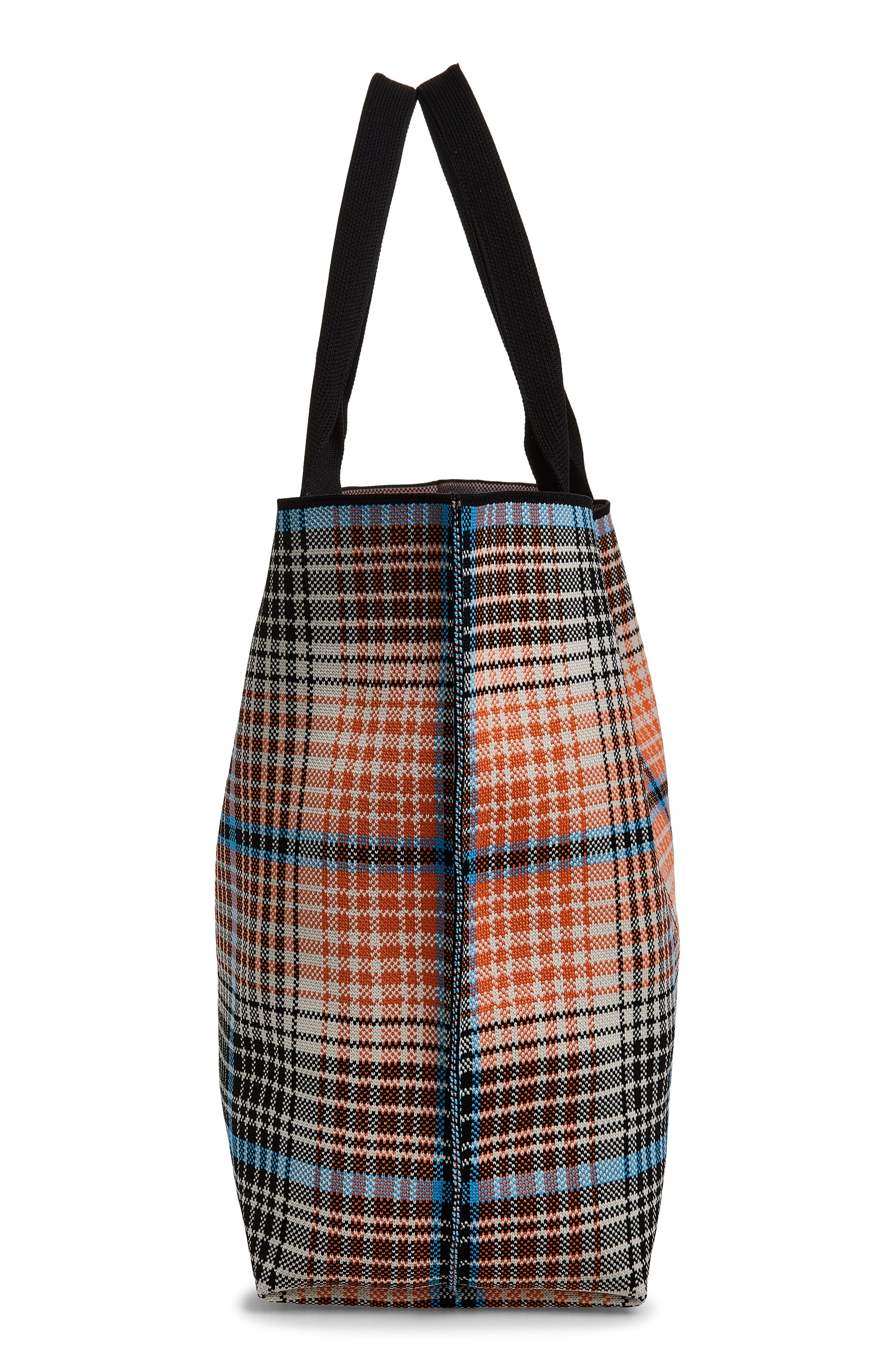 Medium Knit Easy Shopper, Alternate, color, MANDARIN ORANGE