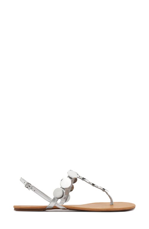 Shop Schutz Acacia T-strap Sandal In Prata