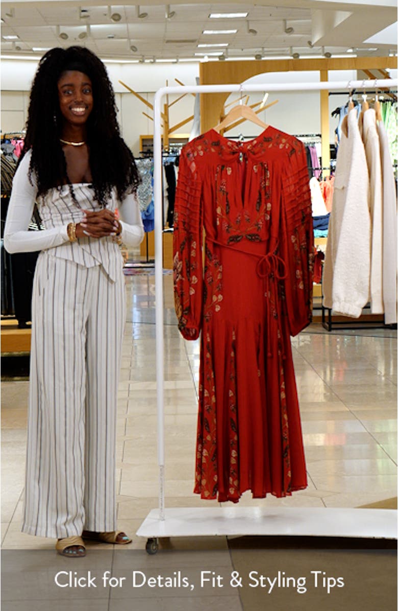 Berry Garden Long Sleeve Maxi Dress, sales video thumbnail