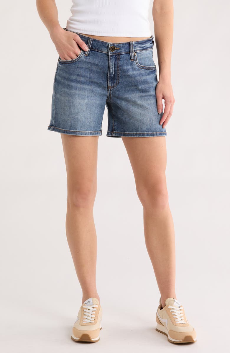 KUT from the Kloth Kity Denim Shorts, Main, color, Anthericum