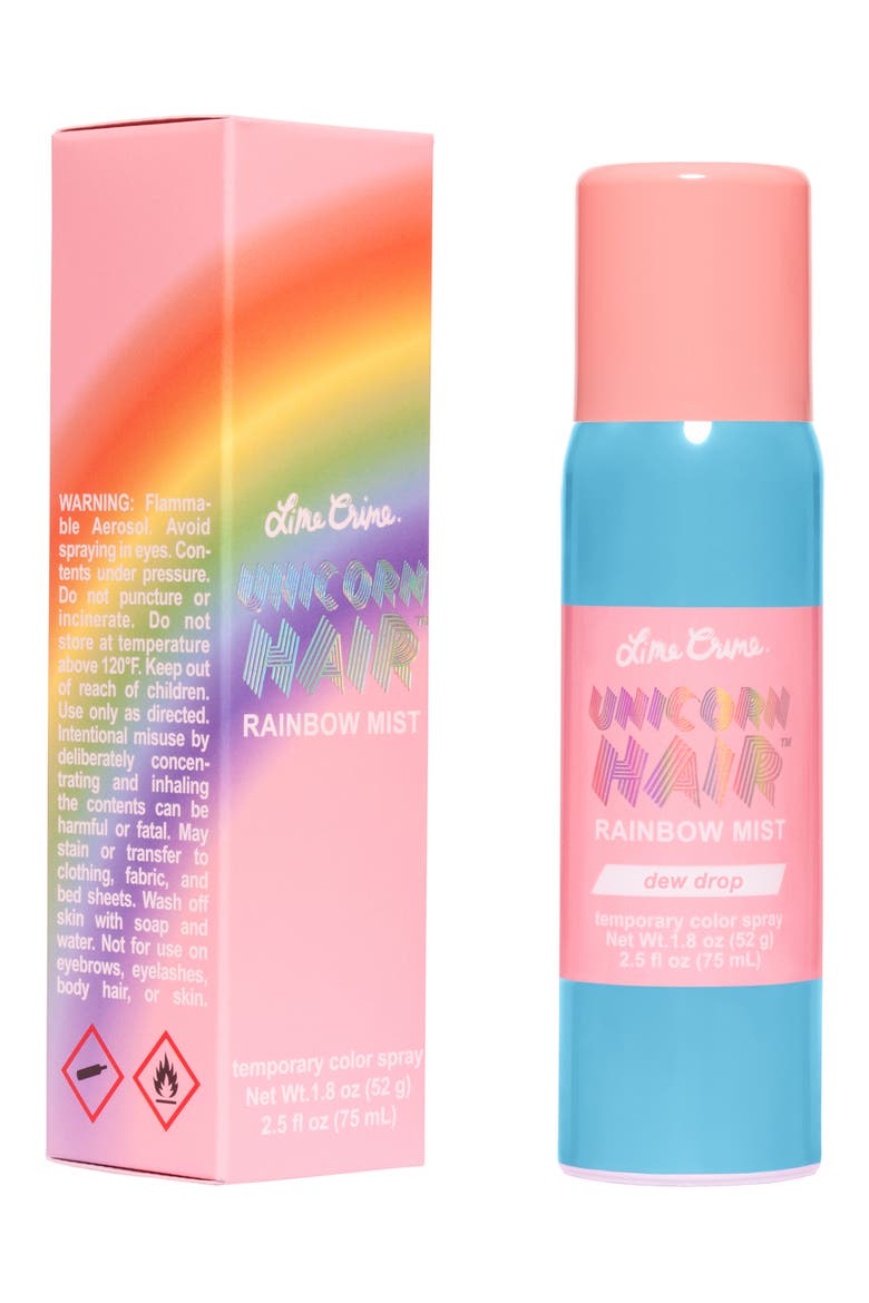 Unicorn Hair Rainbow Mist, Alternate, color, DEW DROP