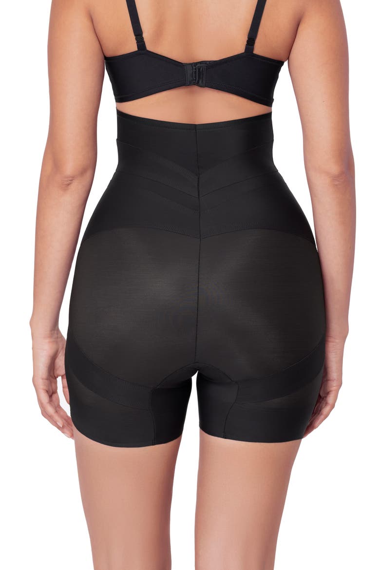 Flex Ability High Waist Shaping Briefs, Alternate, color, BLACK