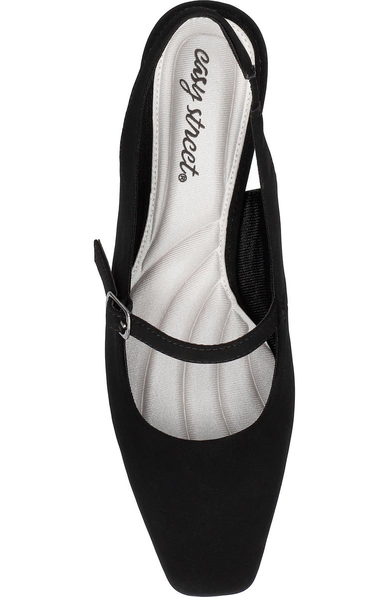 EASY STREET Cameo Slingback Mary Jane Pump, Alternate, color, Black Lamy