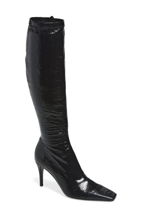 Cap Toe Vinyl Boot