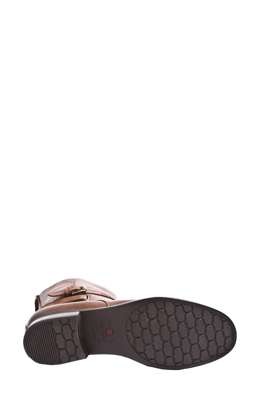 'Zena' Waterproof Riding Bootie, Alternate, color, HONEY BROWN LEATHER