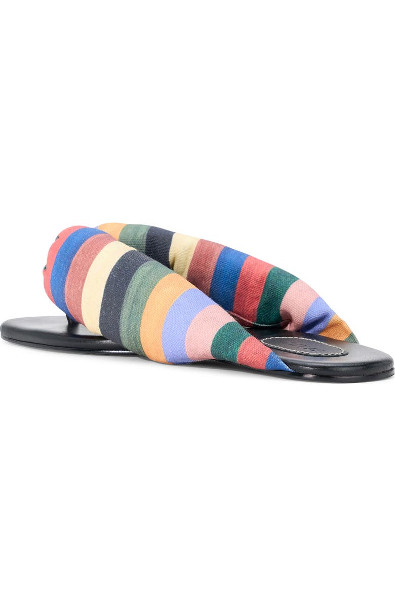 STAUD Juno Thong Sandal, Alternate, color, Artist Stripe