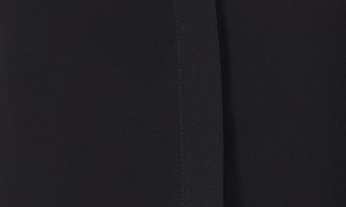 Cece Sleeveless Mandarin Collar Button-up Shirt In Black
