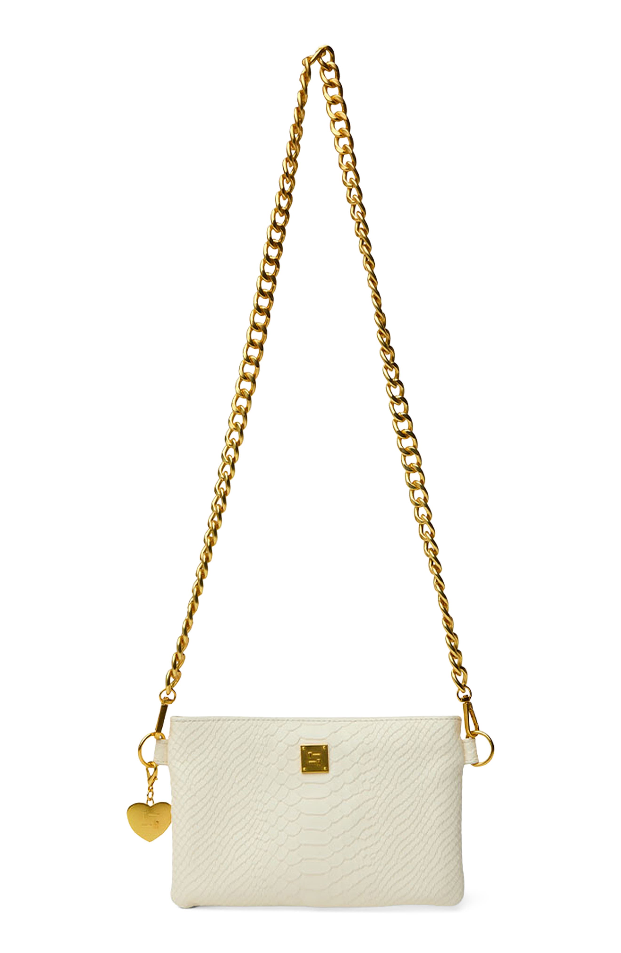  Cream Python Leather