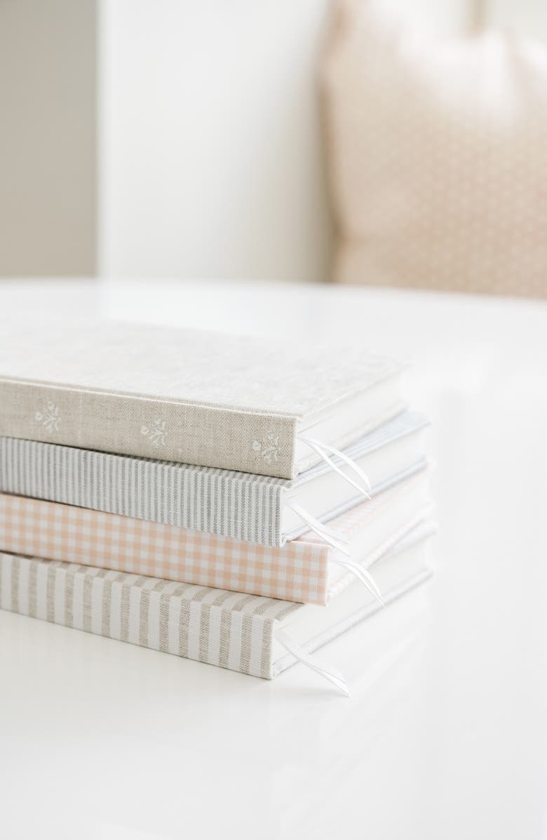 Sugar Paper Check Tailored Journal, Alternate, color, Pink Gingham