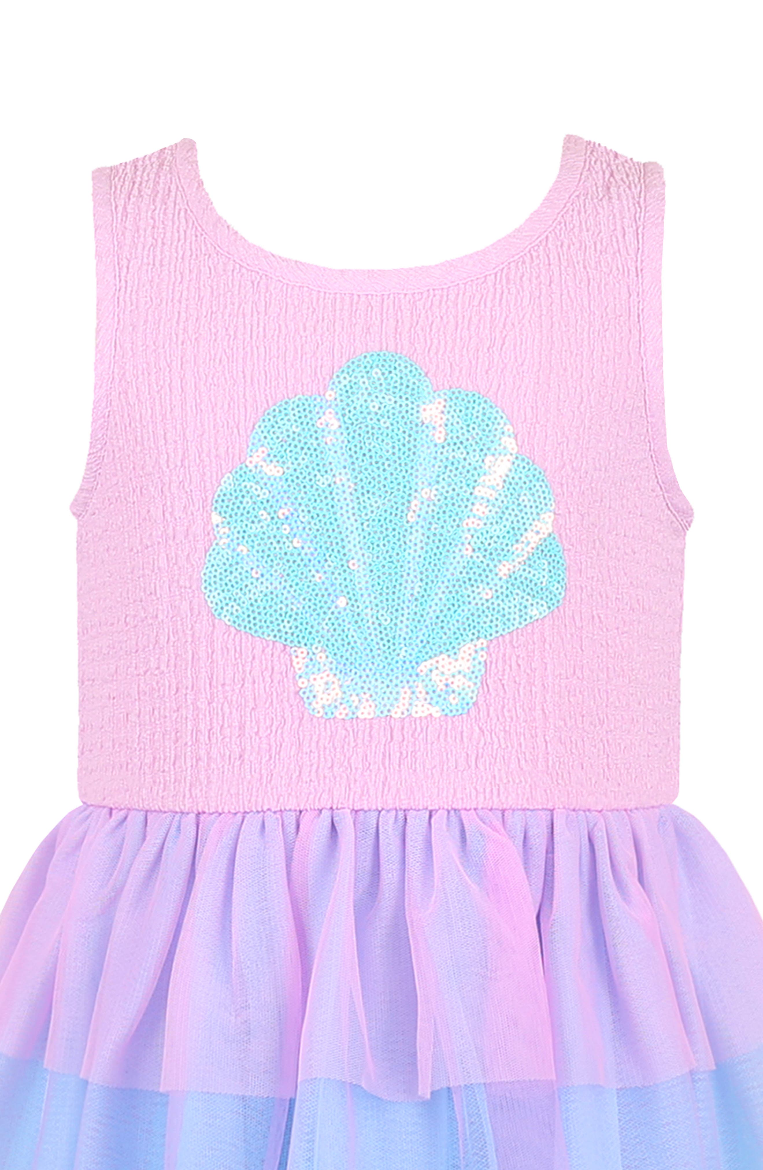 Zunie Kids' Sequin Seashell Tutu Dress | Nordstromrack