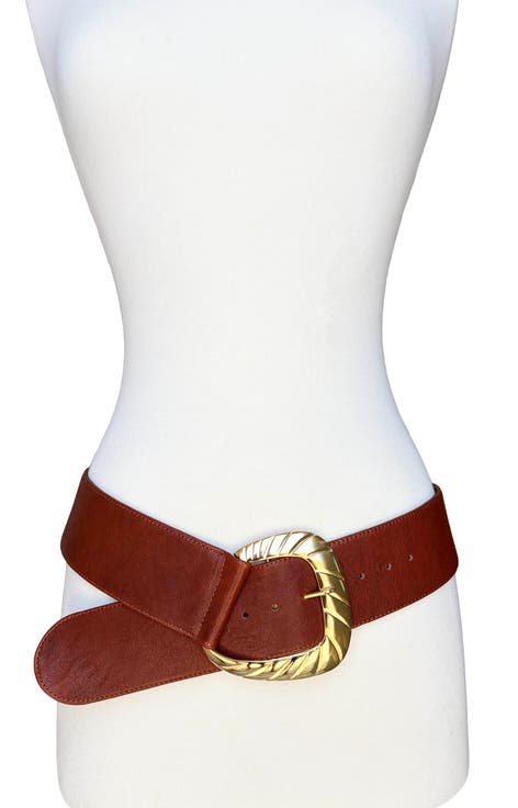 Joy Buckle Leather Belt