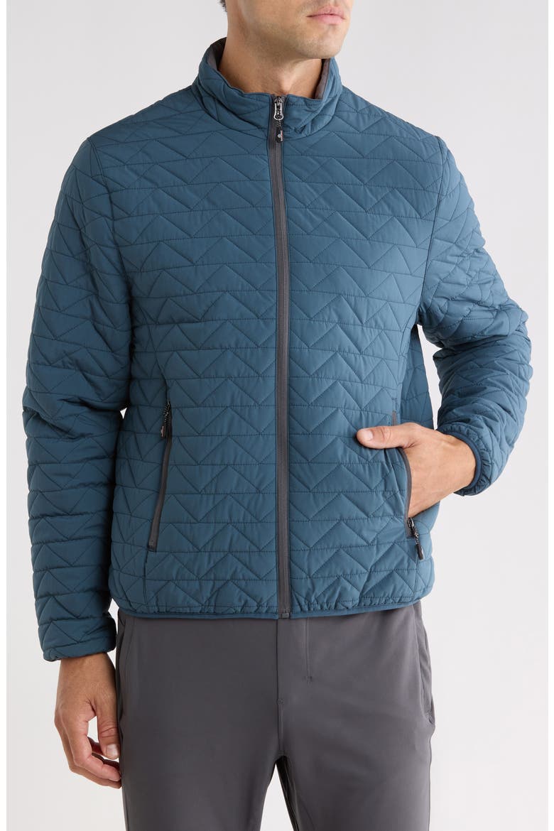 The Essential Packable Travel Jacket, Main, color, ORION BLUE
