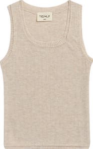 TENLY Kids' Hacci Rib Tank