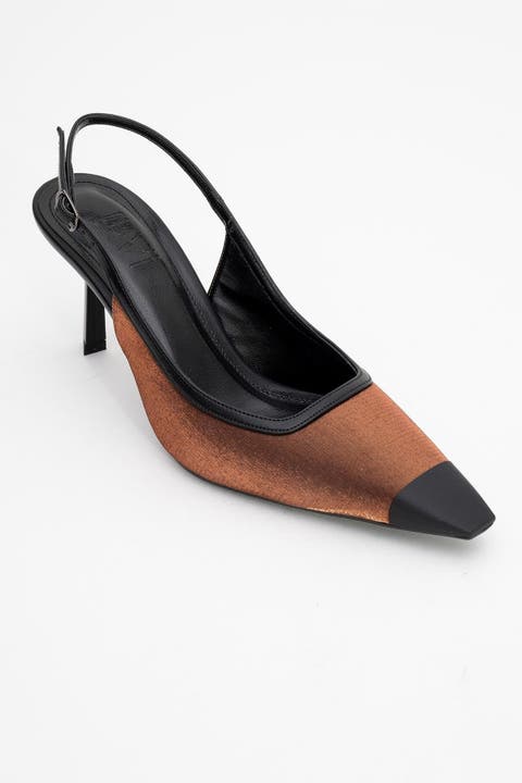 Alive Satin Pointed Toe Pump