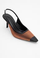 Prologue Shoes Alive Satin Pointed Toe Pump