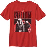 Supergirl Boy's Supergirl Kara and Ruthye Graphic T-Shirt