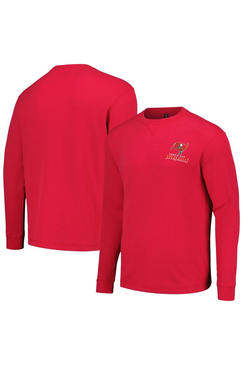 Men's Dunbrooke Red Tampa Bay Buccaneers Cavalier Thermal Long Sleeve T-Shirt, Main, color, Red
