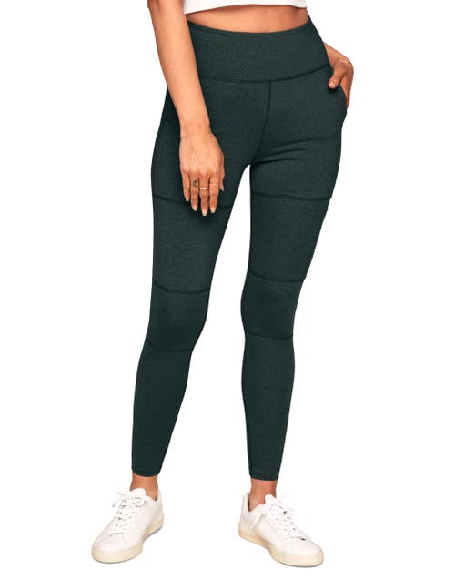 Walkpop Haley Compression Active Legging With Multi-Pocket Detail in Green  product