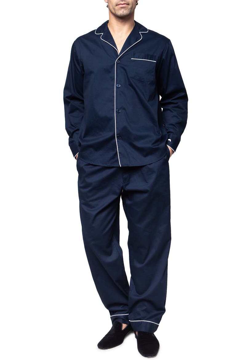 Cotton Pajamas, Main, color, NAVY